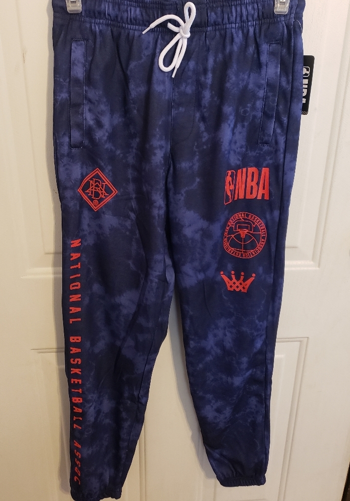 NBA Sweatpants Joggers Tie Dye Camo Blue zfma798f